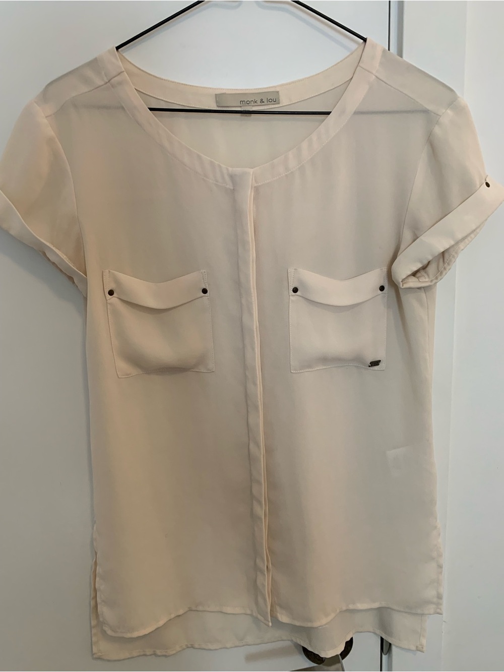 Monk & Lou Short-Sleeve Blouse